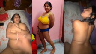 Wild lover with busty Tamil sex video