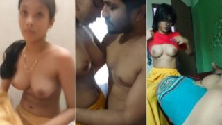 Bangla sex MMS of a horny guy stripping and fucking his sexy GF