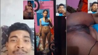Live sex video call of a Bangladeshi GF and her lover