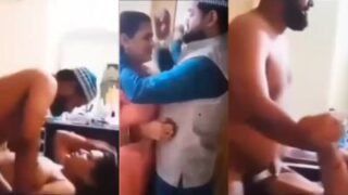 Muslim man fucks his son’s school teacher in Indian porn