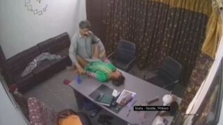 Desi’s boss, fucking, his employee in porn Office