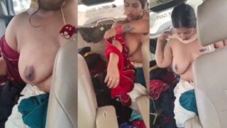 Hotwife changing clothes outdoor xx video in the car