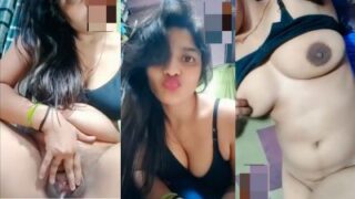 Horny lover with Sexy girl enjoys live video call sex