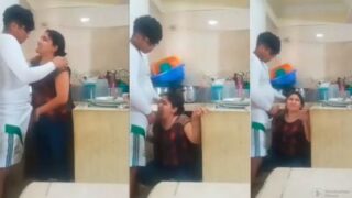 Shruti sucks a dick and drinks cum in a couple sex MMS